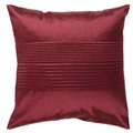 Surya Surya Rug HH026-1818D Square Burgundy Decorative Down Feather Pillow 18 x 18 in. HH026-1818D